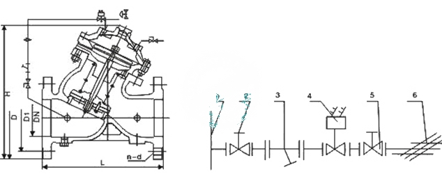 J145X多功能電動(dòng)控制閥結(jié)構(gòu)圖